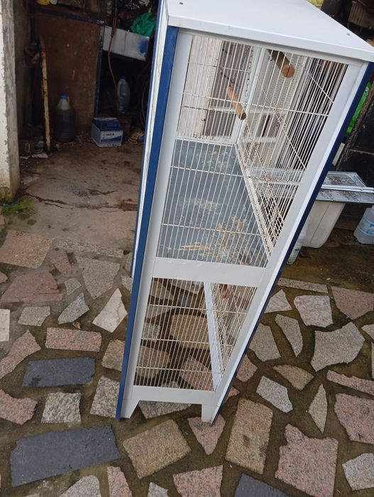 Gaiola para pássaros dupla