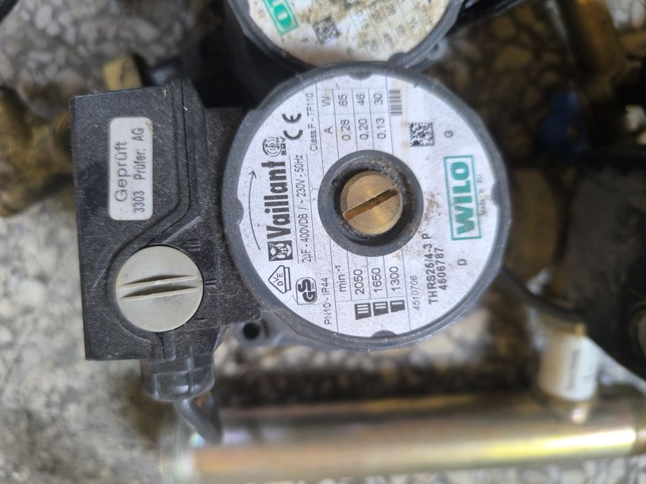 Pompa obiegowa Wilo , grupa pompowa , zawór trójdrożny.