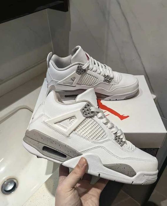 Nowe Jordan 4 Retro White Oreo Eu.46