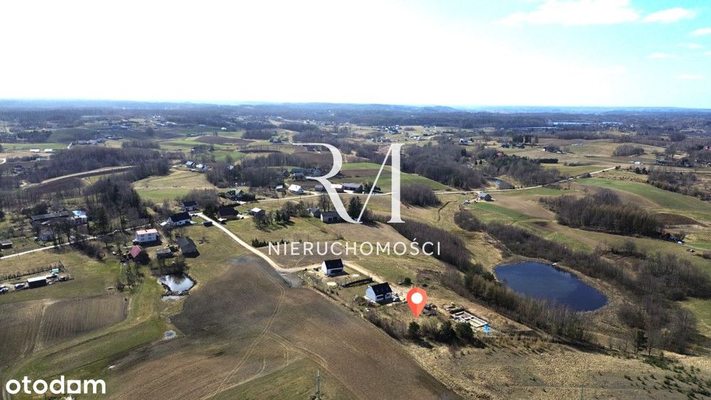 Urocza działka Stanisławy-4 km od Przodkowa