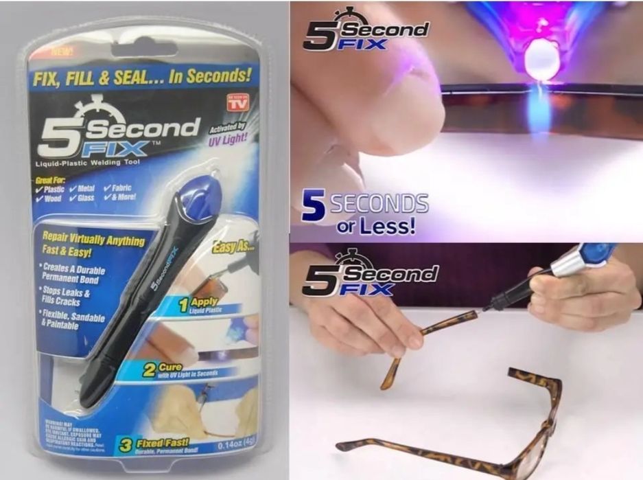 Клей 5 Second Fix для лобового скла авто та іншого у формі фломастера.