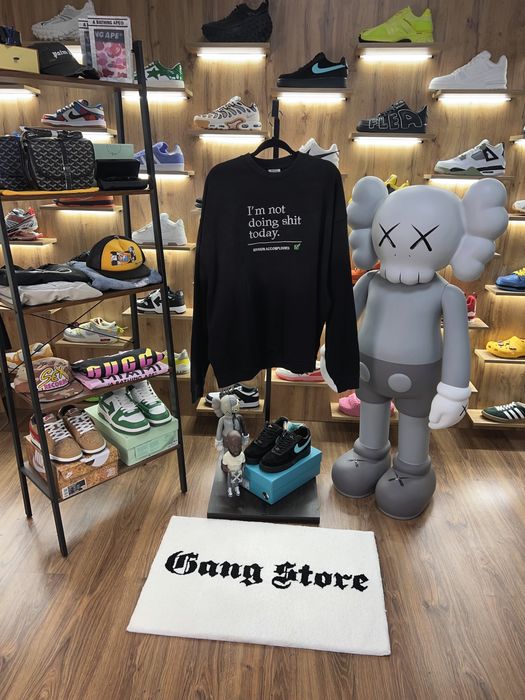 Світшот Vetements “Not Doing Shit Today” Black