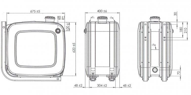 Zbiornik oleju hydraulicznego aluminiowy 160 ltr wywrot cena brutto