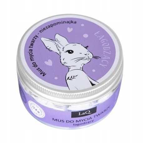 LaQ Króliczka Niezapominajka Łagodzący mus do mycia twarzy 100ml