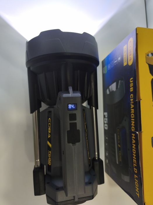 Lanterna de Mão Led com Projector de Emergência