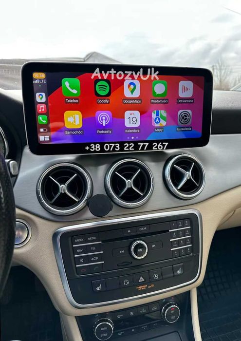 Дисплей Mercedes CLA w246 w176 w117 GLA w156 x156 CarPlay Android 16