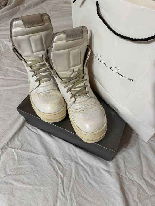 Rick Owens Geobasket white
