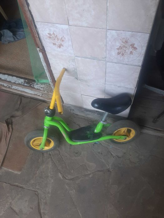 Беговел в рабочем состоянии.