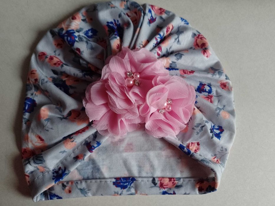 Turban czapka dla dziewczynki