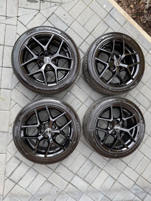 Felgi aluminiowe 5x100 16” z oponami letnimi 205/45 R16
