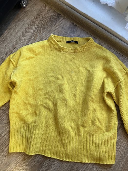 Sweter damski żółty rozmiar M