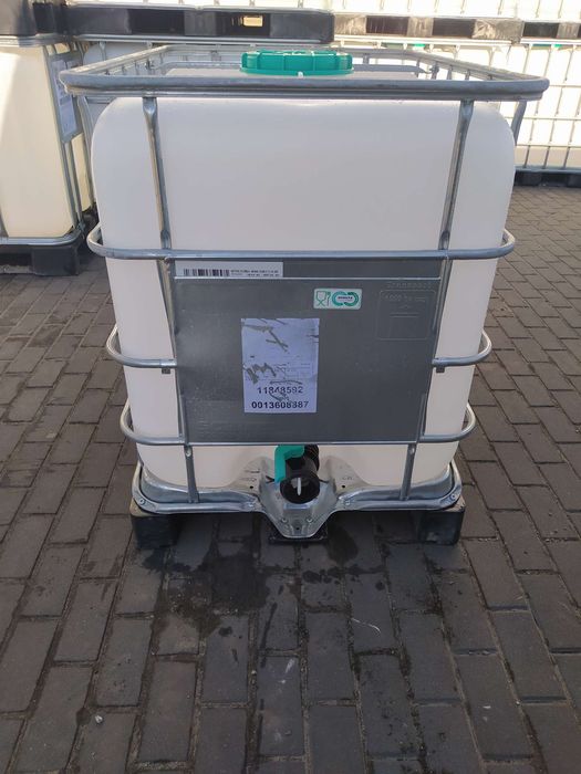 Zbiornik na deszczówkę IBC 600 l  czysty po art spożywczych