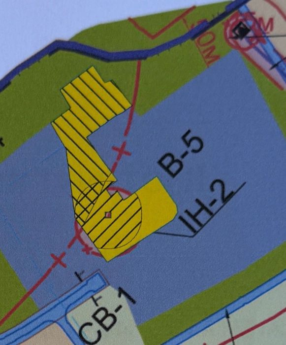 Продаж ділянки 11.02 промислового призначення + ангар 657кв.м. 60кВт