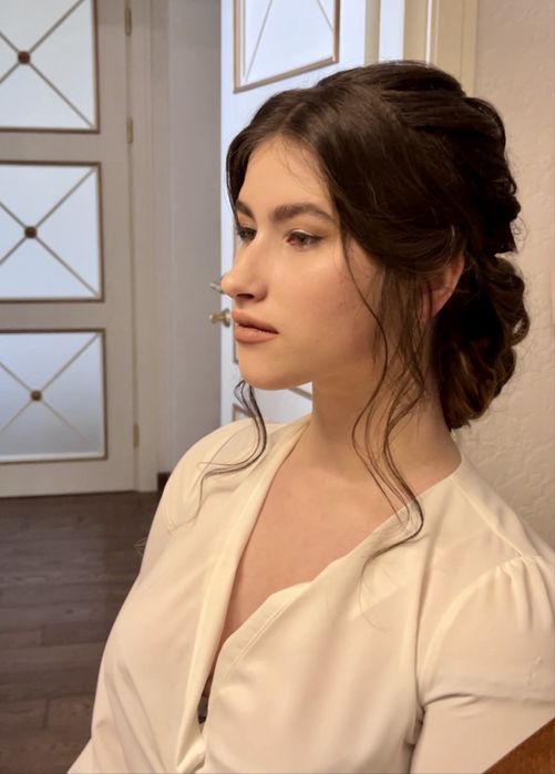 Макіяж 500 грн весільний вечірній зачіска 500 грн візажист Одеса