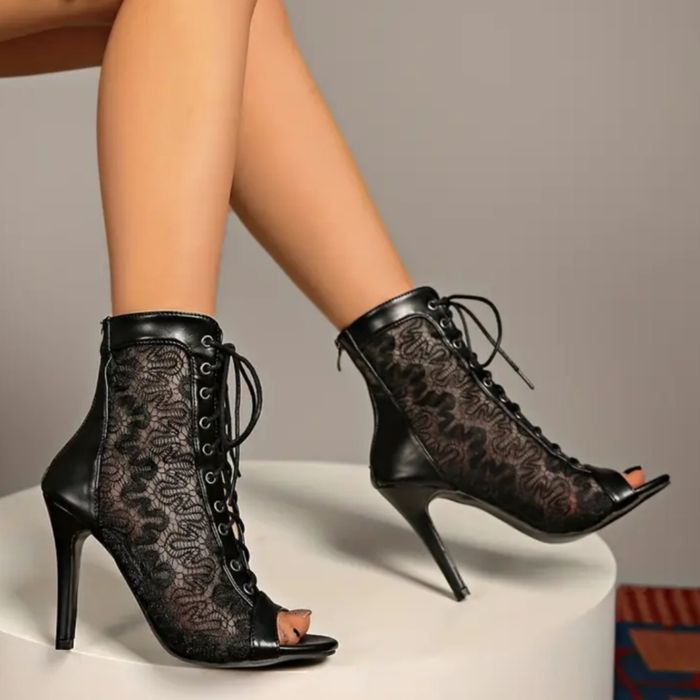 Туфлі сітка для high heels "Maison Éclat" ,хай хілс ,подвійна сітка