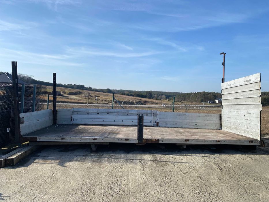 Paka aluminiowa 245x650cm używana skrzynia
