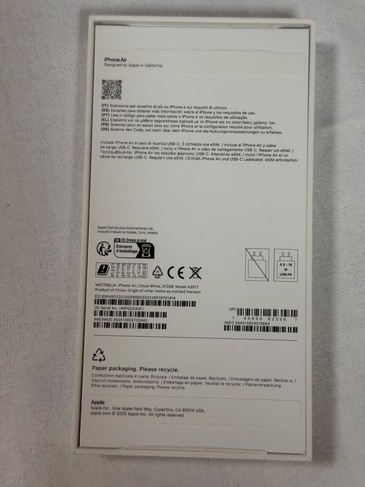 Iphone 17 air branco