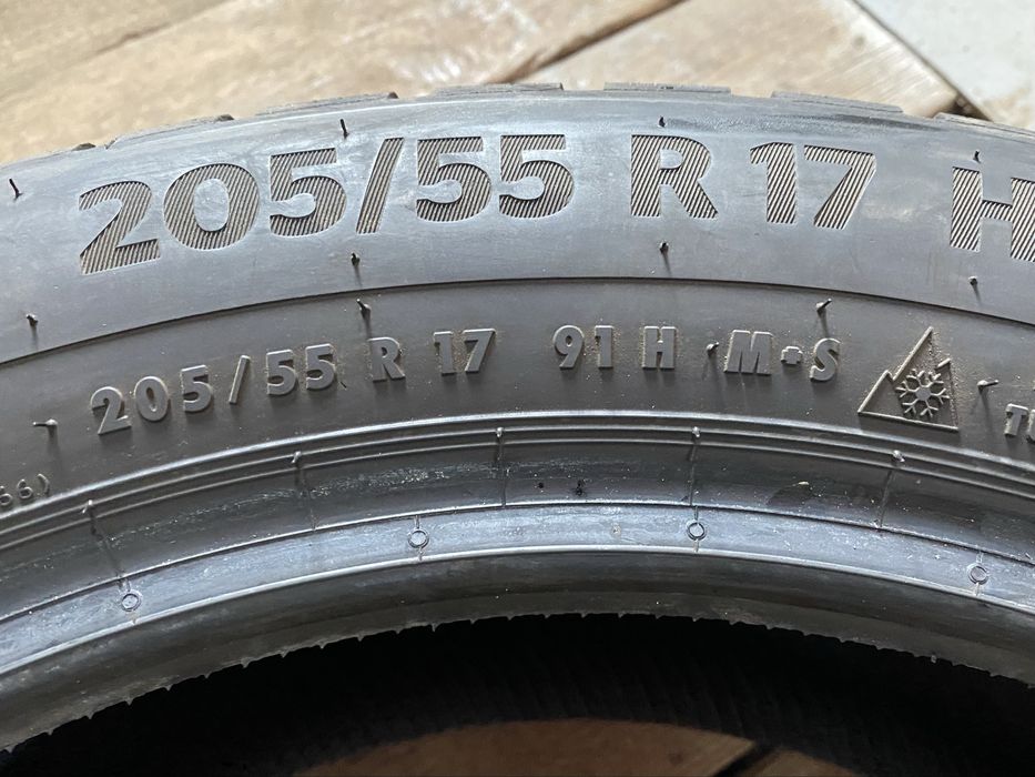4шт 24год 80% 205/55R17 Continental WinterContact TS870P