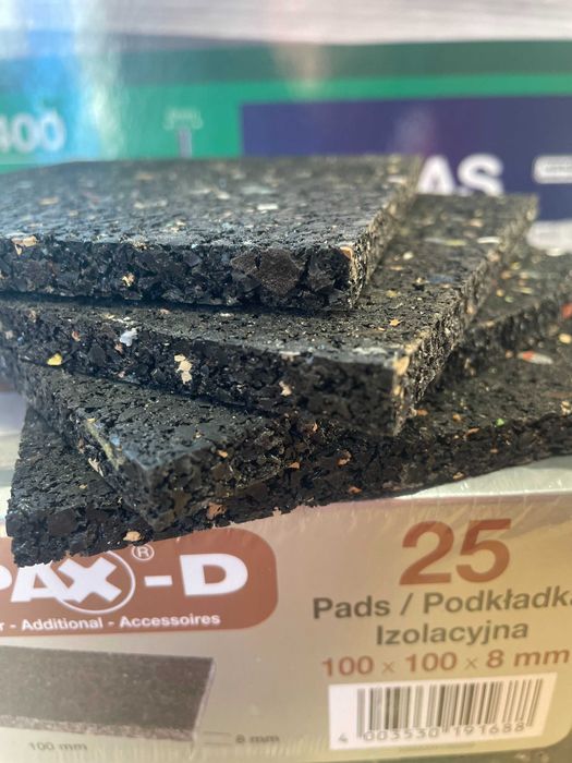 SPAX Podkładki 8mm Pod Legar Balkon Taras 25SZT ecowoodpolska
