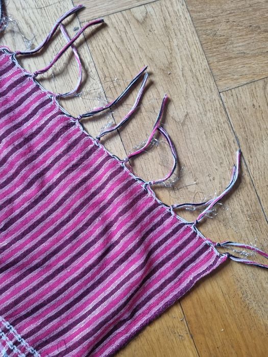 Chusta w kratkę  * 100x100cm