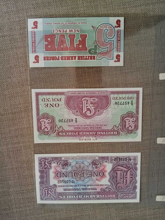 FORÇAS ARMADAS Inglesas Novas NÃO Circuladas conforme fotos