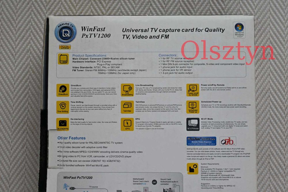 Karta TV, radio FM do komputera PC