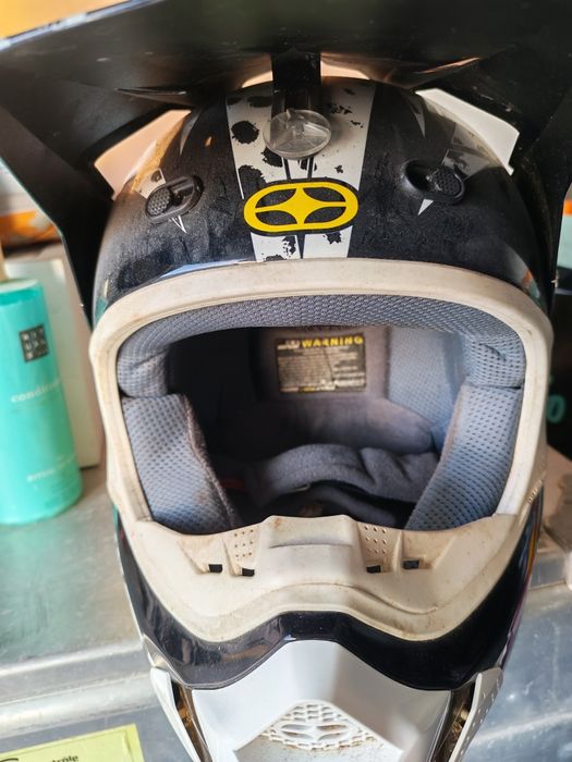 Capacete motocross no-fear tamanho M