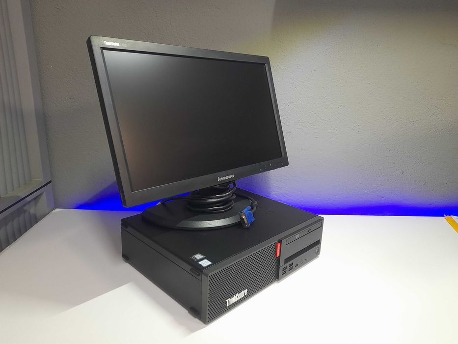 PC y Monitor Core i3 9100/SSD 256 GB Ram 8GB