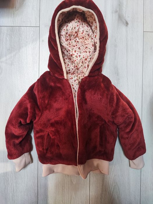 Kurtka dla dziewczynki dwustronna rozmiar 86/92