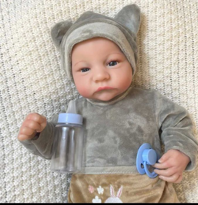 31) Кукла Реборн Младенец Levi Premium Винил 3D 45см.