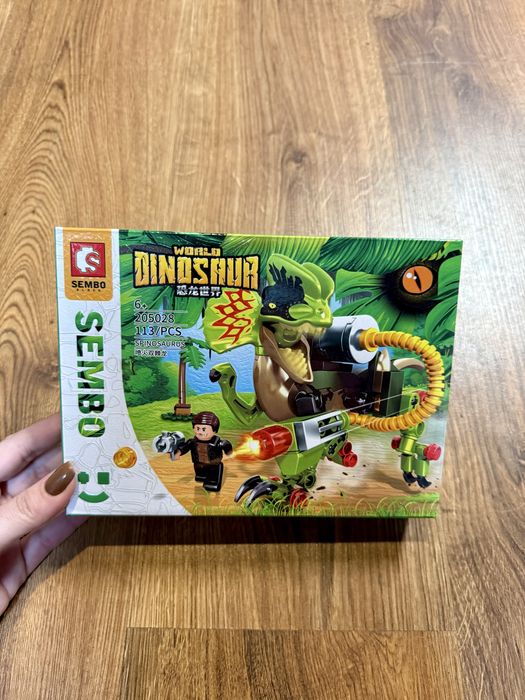 Klocki do składania Dinosaur World 113 pcs nowe