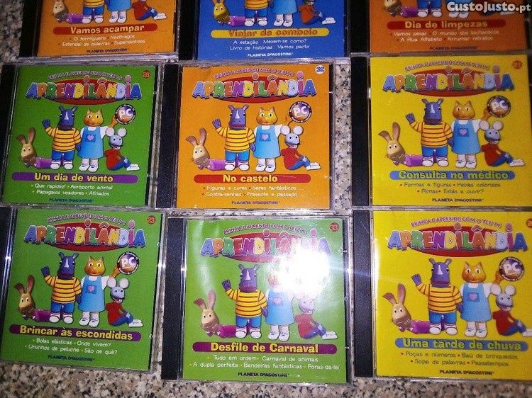 Conjunto de 16 Cds Aprendilândia