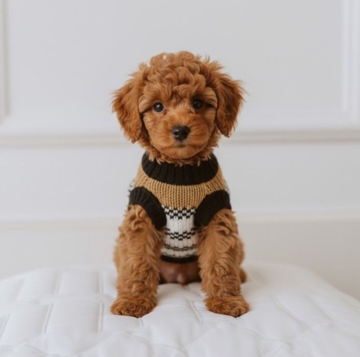 Няшний красавчік той пудель ред браун,