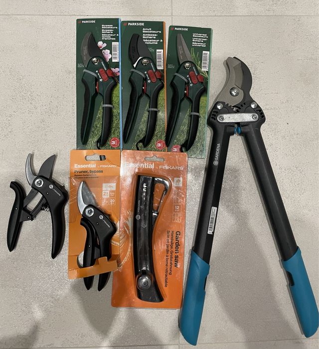 Сікатори, сікатор, parkside, gardena, fiskars