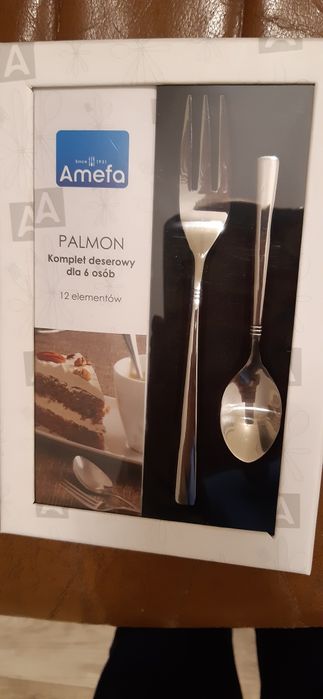 Sztućce Amefa Palmon kompl.deserowy 6 osób