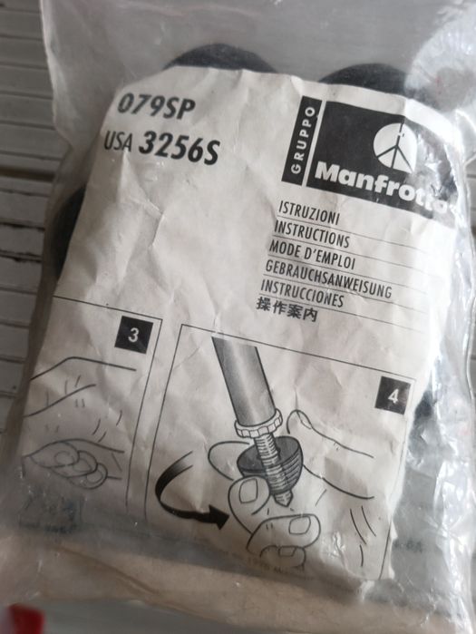 Końcówki nóżki do manfrotto 055