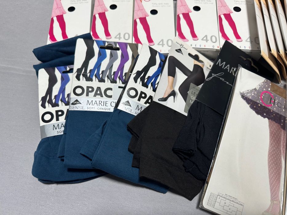 Lote + de 100 Meias Meia Calça Collant Marie Claire Cherie Novos