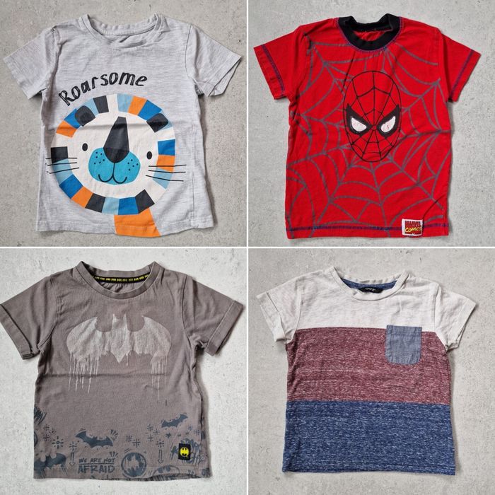Koszulki T-shirt na lato Batman Spider-Man 92 lew