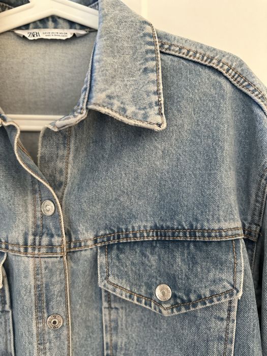 Kurtka/koszula jeansowa Zara 34