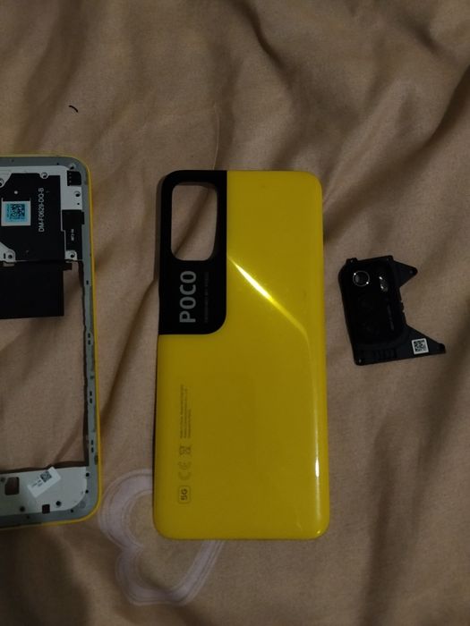 Задняя крышка XIAOMI Poco M3 (желтая)