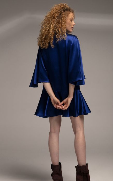 Jedwabna sukienka Royal Blue