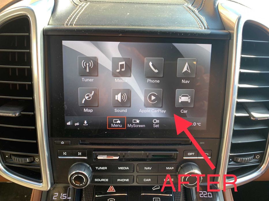PORSCHE Polskie Menu Mapa Nawigacja USA/EUROPA Carplay Android Auto