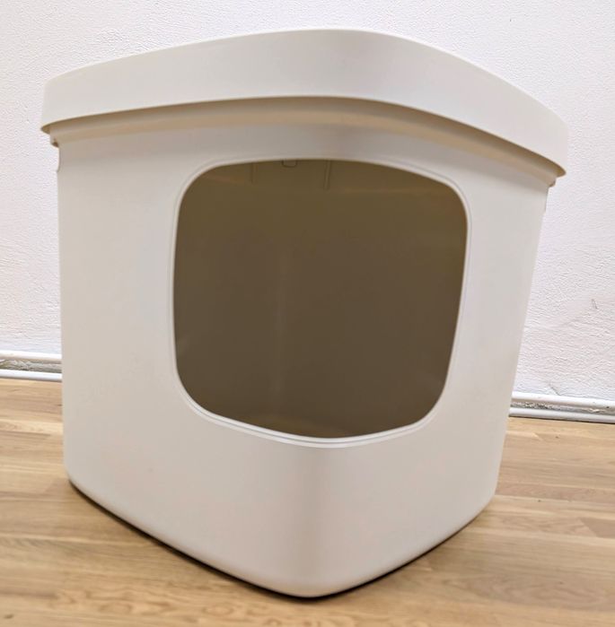 Tiaki Kryta Kuweta dla Kota Devon Biała 49,5x49,5x43cm DUŻA