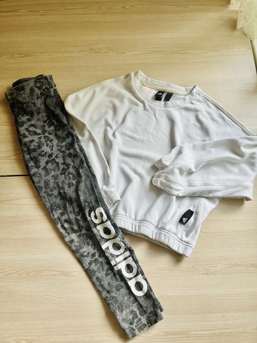 Лосины ,свитшот Adidas 9-10 лет, 140см
