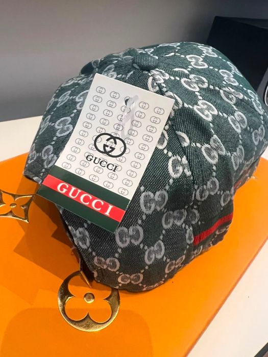 Czapka Gucci zielona męska