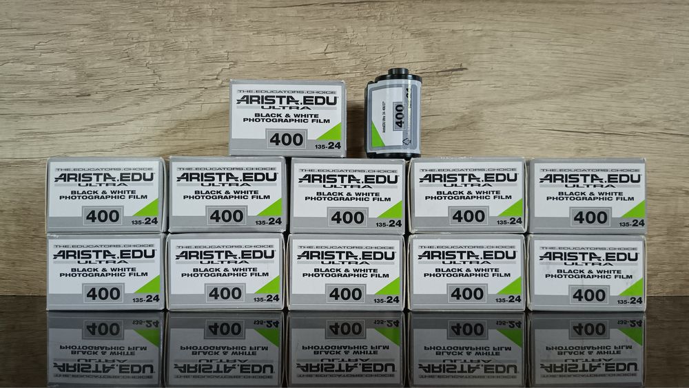 Arista Edu ISO 400 24 кадри. Чорно-біла негативна фотоплівка