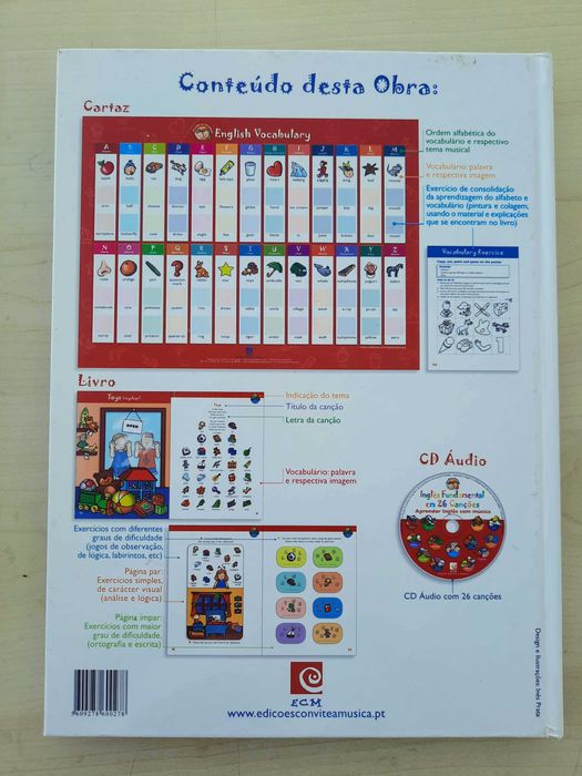 Aprender Inglês com música com CD incluído!
