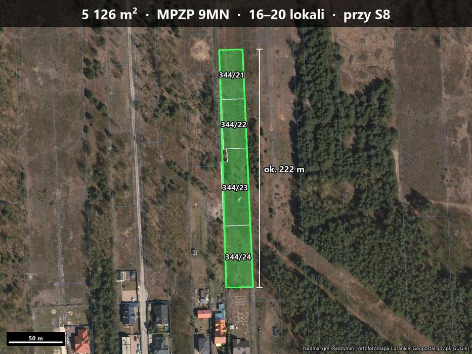 Land, 5 m²
