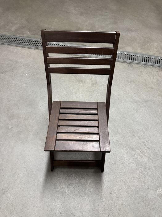 Cadeira madeira Applaro Ikea exterior