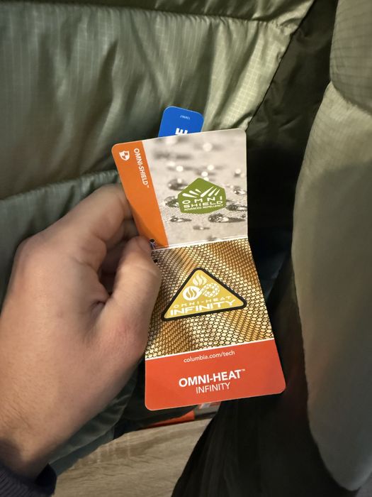 Куртка columbia omni-heat infinity подовжена